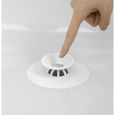 움브라 플렉스 욕실배수구 헤어캐쳐, 화이트