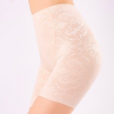 LOVELYON 緹花裸感長版塑身褲