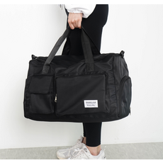 머니조이 남여공용 수납 보스턴백