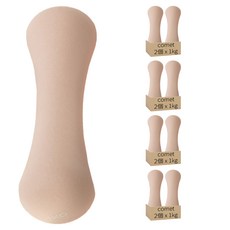 comet Sports 氯丁橡膠啞鈴 淺粉紅色, 1kg, 8個