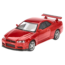 MINIGT 1/64 日產 Nissan Skyline GT-R R34 V-Spec 右駕 金屬模型車 MGT00796-R, 1個, 機動紅