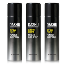 다슈 포맨 밤부 포레스트 몬스터 하드 헤어스프레이, 180ml, 3개