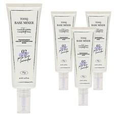 Tooq 透明校色水彩妝前乳 40ml, 4個, 02淡藍薰衣草