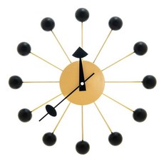 dayneeds 日需百備 幾何造型壁掛式時鐘 日曜日摩天輪 金色鐘面 ERT-CK1-FWGD