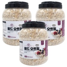 傳統燕麥片, 1.2kg, 3桶