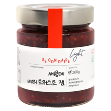 SECONDAIRE 低卡路里 Light 莓果風味果醬, 260g, 1個