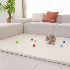 메튼 베이비 폴더매트 2단, 크림