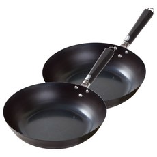 니토리 IH 인덕션 균일하고 강한 화력 볶음용 아이언 프라이팬, 30cm, 2개