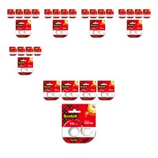 3M Scotch 膠帶臺 18mm x 15m 581D, 透明, 30個