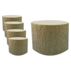 MaDaKkuMi 迷你縐紙, 5個, 金色