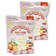 AGA-AE 益生菌寶寶米餅 6個月以上, 橘子, 20g, 2包