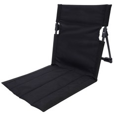 CHICLETO 輕量地板椅, 黑色, 1個