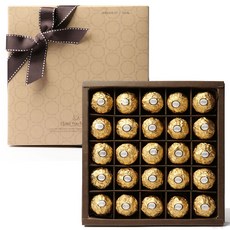 FERRERO ROCHER 金莎 巧克力禮盒 25顆入, 單品, 1盒