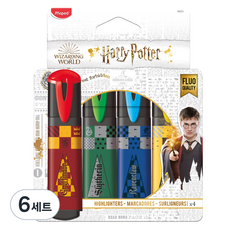 Maped 哈利波特螢光筆4色套組, 6套, 黃色, 紅色, 藍色, 綠色