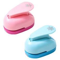 알로데 블리스 모양 펀치 2종 세트, 1세트, 5번(난초, 바람개비)