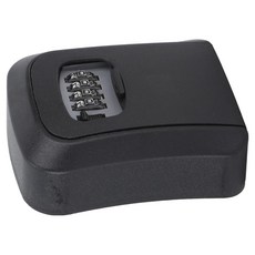 HOUDER 密碼鎖鑰匙盒 全金屬 壁掛式 BJ003-4 黑色, 1個