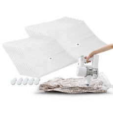 Easy Compact 壓縮包，適用於羽絨被超大號 110 x 100 cm 5p + 超大號 120 x 100 cm 4p + 夾子 5p, 1組