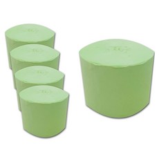 MaDaKkuMi 迷你縐紙, 5個, 淺綠色