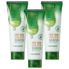 더샘 제주 생생 알로에 수딩 로션, 250ml, 3개