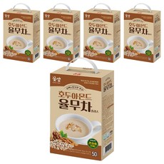 꽃샘 호두아몬드율무차플러스, 18g, 50개입, 5개