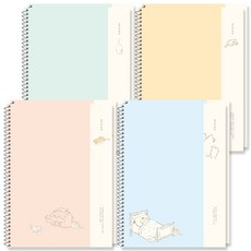 POPO FANCY 2000 貓咪的一天 抗菌練習簿, 8個, 混合