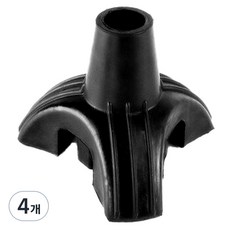 Pellis J 防滑柺杖橡膠套 19mm 3腳, 單一顏色, 4個