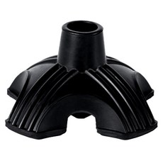 Dr.펠리스제이 防滑拐杖橡膠頭墊片 22mm 4腳, 黑色, 1個