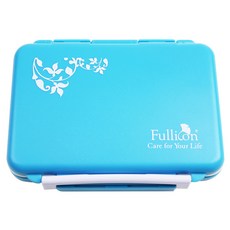 Fullicon 護立康 8格防潮保健盒 DP007-B 藍色, 1個