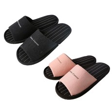 Sweet Home Slippers Amore系列 室內拖鞋 Set, 粉色(260mm) + 黑色(280mm), 粉色 + 黑色, 2雙
