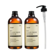 Tamsaa 檸檬薄荷香 蔬果碗盤洗潔精 Set, 1L, 2瓶