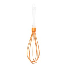 EXCELSA 矽膠打蛋器 直徑 7 x 30cm 65g, 橘色, 1個