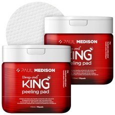 PAUL MEDISON 大容量深紅茶樹去角質爽膚棉 70入, 70張, 2罐