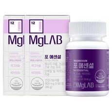 四種必需鎂高含量維生素補充劑 B6 48g, 60顆, 2個