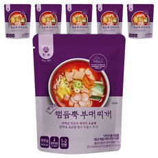 한촌 네가지 햄듬뿍 부대찌개, 6개, 500g