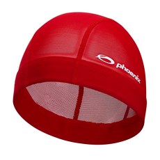 피닉스 메쉬 망사 수영모자, Red, 1개