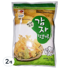 tureban 馬鈴薯澱粉, 1kg, 2個