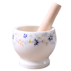 Mona Home花朵迷你蒜頭研磨棒+搗棒, 1組