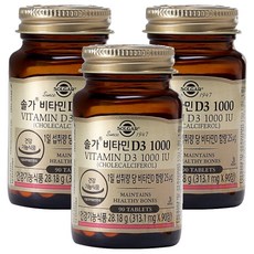 솔가 비타민 D3 1000 IU, 90정, 3개