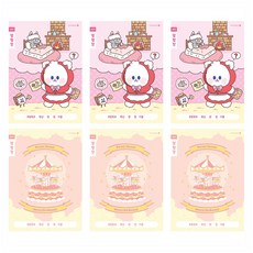 morning glory 國小 1-2 年級寬格聯絡簿 B 2款 x 3入組, 混色, 1套