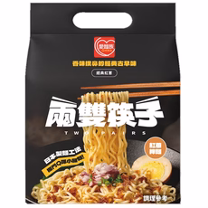愛麵族 兩雙筷子紅蔥拌麵, 4包