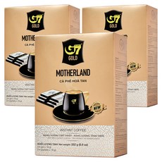 G7 Gold Motherland即溶咖啡粉, 14條, 3盒, 18g