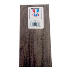 MIDWEST PRODUCTS 胡桃木膠合板 FM4675 6.4 x 76 x 610 毫米, 1個