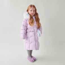 WALTONKIDS 女童 Aurora 毛皮冬季微凝膠毛衣