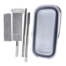 免手洗超細纖維平板拖把桶組 F0673, 1組