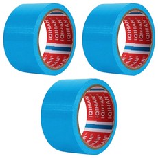 다다 고점도 강력 면 테이프 60mm x 20m, 하늘색, 3개