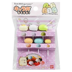 BANDAI 角落生物 食物叉, 6支, 1包
