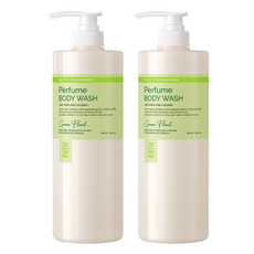 HAARAZ 草本香氛潔淨水潤沐浴乳 Green Floral香, 2瓶, 1L