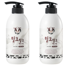 KWAILNARA 牛奶牛奶護手霜, 2個, 500ml
