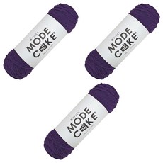 니뜨 모드케이크실 100g, 3개, 20 퍼플