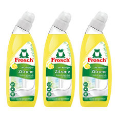 Frosch 德國小綠蛙 馬桶清潔劑 檸檬, 單色, 3個, 750ml